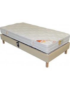 Sommier lit electrique de relaxation habillé tissu personnalisable 2