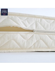 Matelas Bio latex naturel Déhoussable 90x190 14cm 2