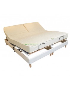 Présentation de notre Matelas Bio Élégance Bi Tête 140x200 18 cm 2