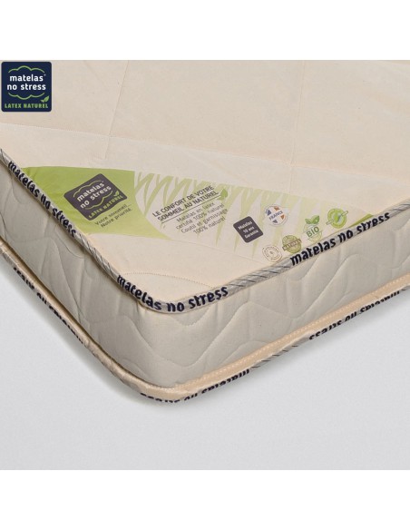 Matelas Bio 90 x 190 latex naturel idéal enfant