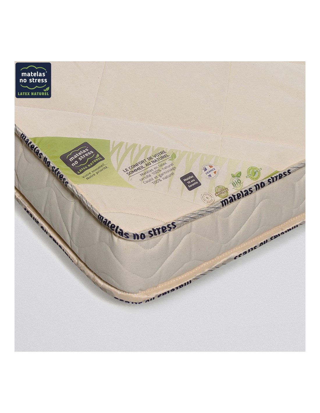 Matelas Bio 90 x 190 latex naturel idéal enfant
