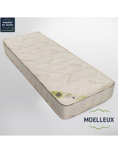 Le matelas bio latex naturel moelleux haut gamme écologiquemoelleux Privilège 1 personne 