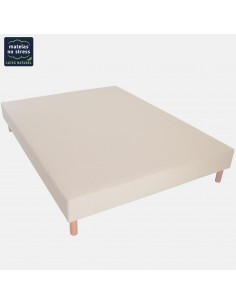 Composition de notre Sommier naturel tissu lin 2