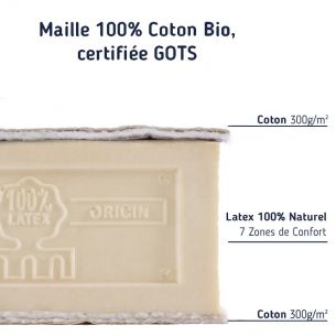 Le matelas parfait végétal 100 % latex naturel 2