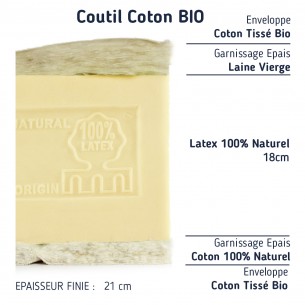 Matelas Privilège 70x190 Ferme 21 cm 2