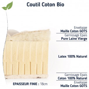 Notre matelas 140X190 en promo moelleux pas cher 2