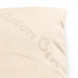 Oreiller bio, pure laine vierge, coton bio et latex en flocon 2