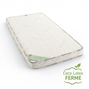 matelas 70x140 pour bébé, en coco et latex bi-confort