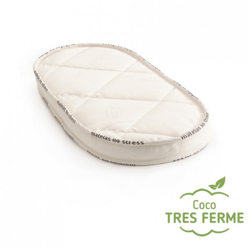 Matelas Couffin Ovale Bio Fibres De Coco 6cm