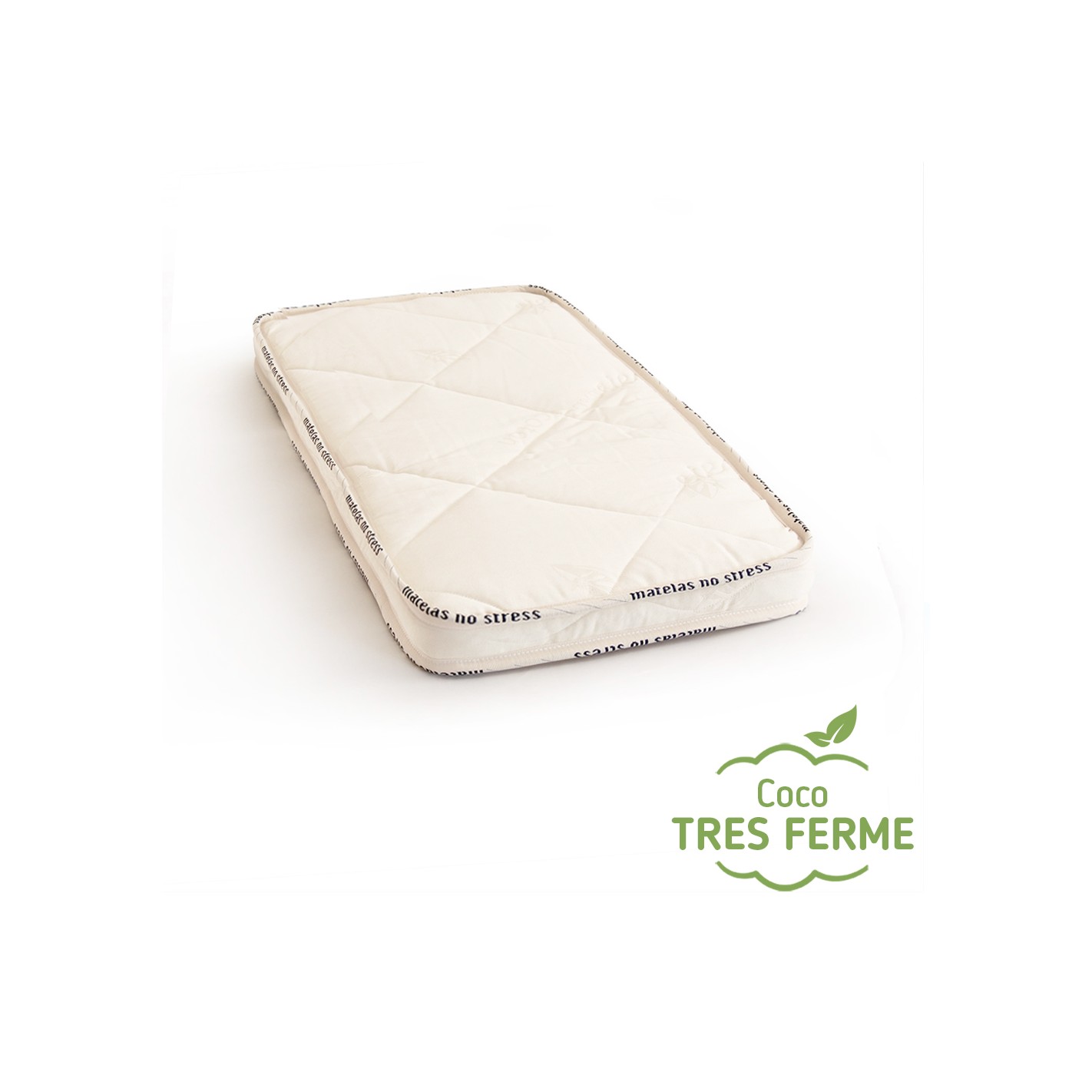 Matelas Berceau Rectangulaire Bio Fibres De Coco 6cm
