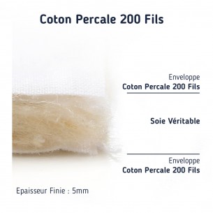 Couette d'Eté en Soie Légère, coupe 2