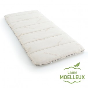 Surmatelas Laine et Coton Bio