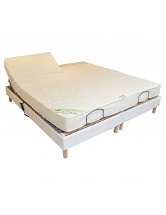 Matelas Bi tête de relaxation 160x190 Bio latex naturel Privilège ferme 21 cm 2