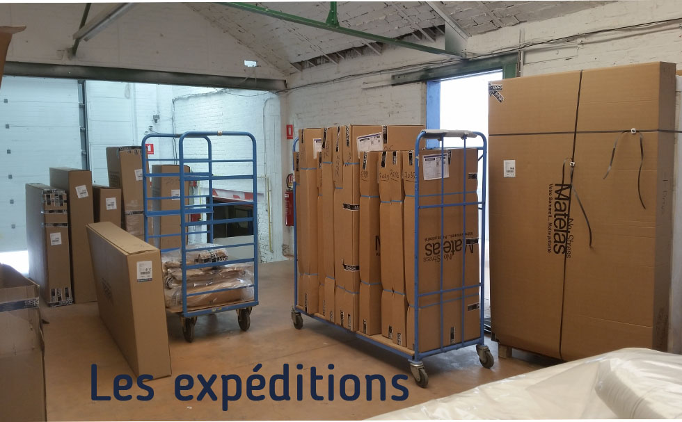 Les colis matelas no Stress à l'expédition Les colis matelas no Stress à l'expédition